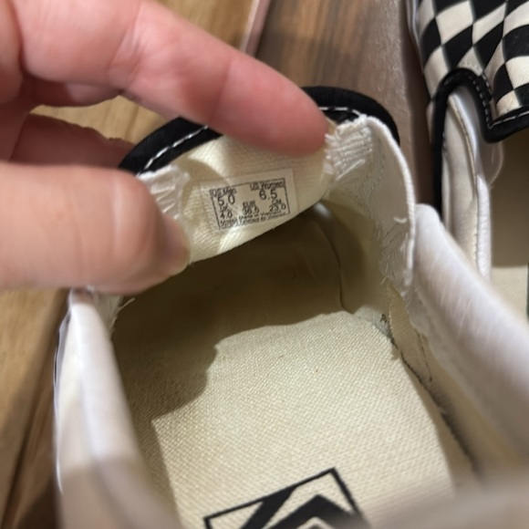 Classic Checkerboard Slip Ons - Picture 6 of 9